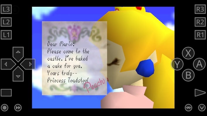 retroarch mario64 peach