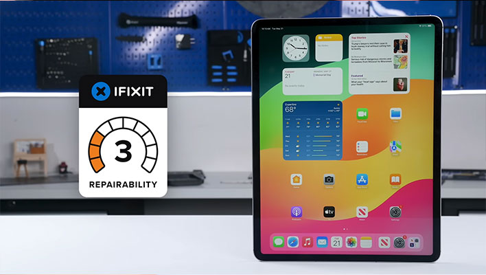 iFixIt repair score for Apple's iPad Air.