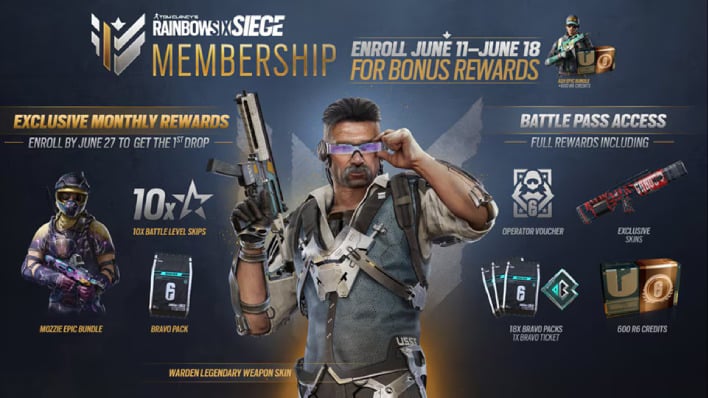 rainbow six siege subscription