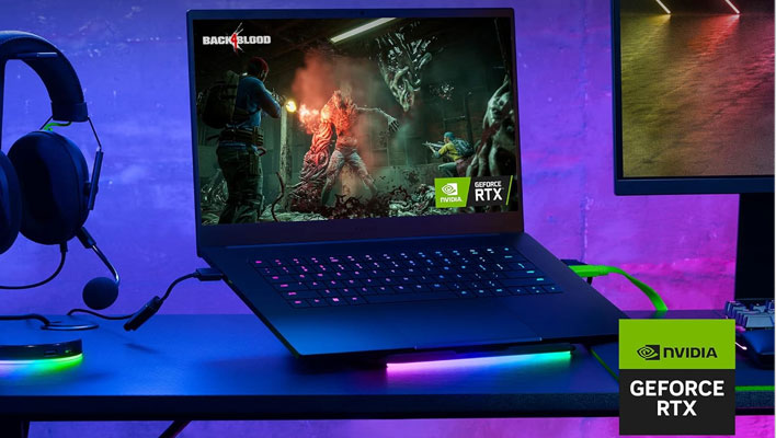Razer Blade 15 gaming laptop on a desk.
