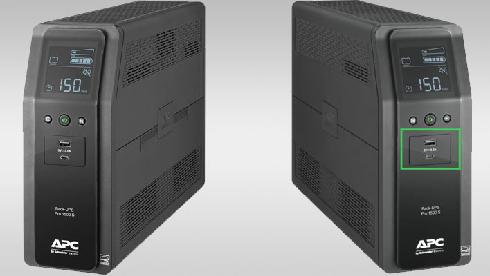 APC USB 1500VA Sine Wave battery backup.