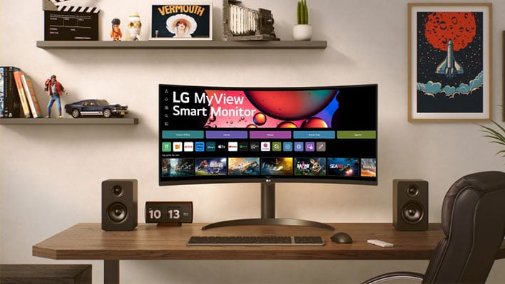 LG's Latest 34-Inch Curved Smart Monitor Lets You Work Without A PC ...