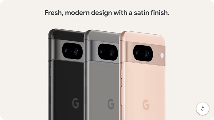 pixel 8 rear view