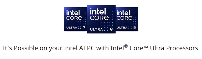 intel logos on acer site