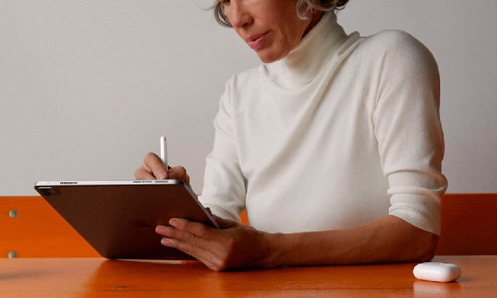 ipad pro being used