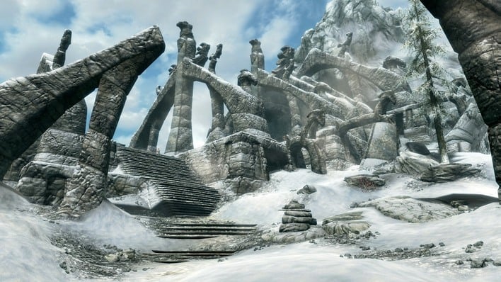 hero skyrim ruins