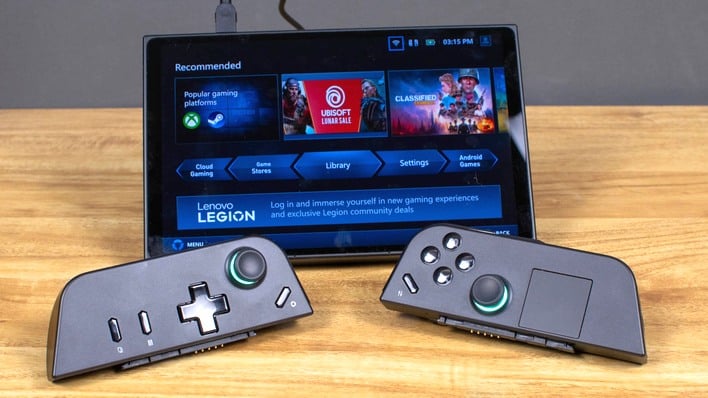 contrôleurs lenovo legion go détachés
