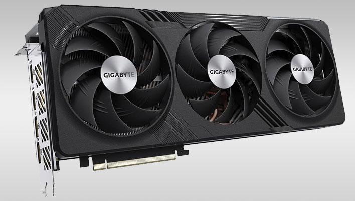 Gigabyte Radeon RX 7900 XT on a gray gradient background.