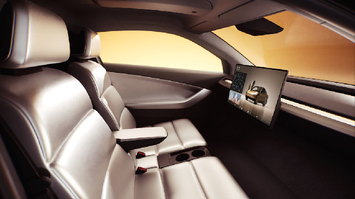 tesla cybercab interior