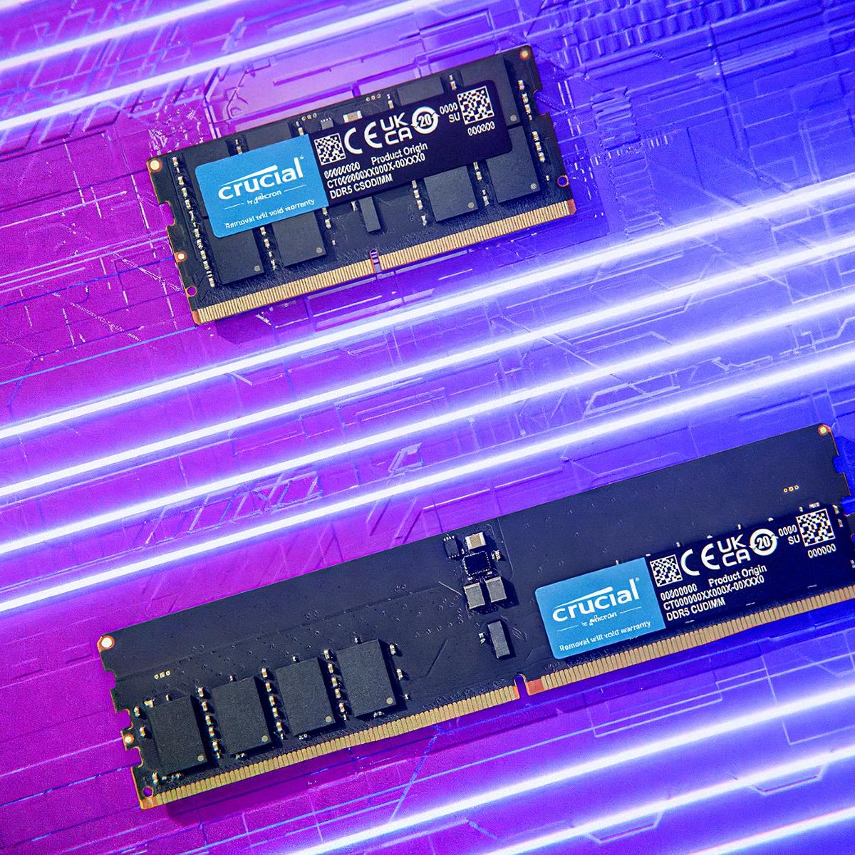 Micron First To Market With New JEDEC DDR5 CUDIMMs For Blazing