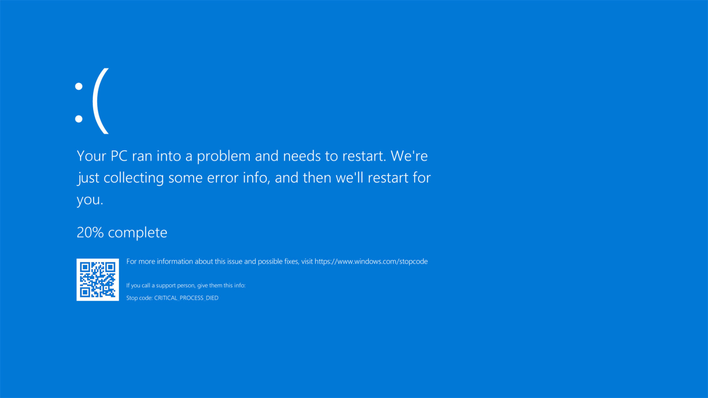 hero windows bluescreen of death