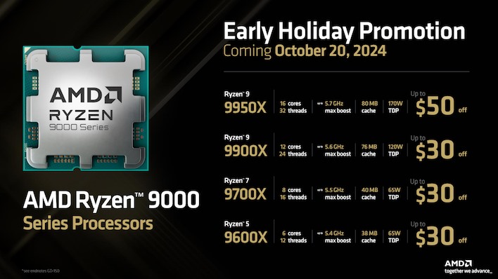 early holiday promotion