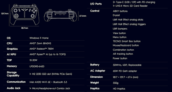tecmo pocket go features