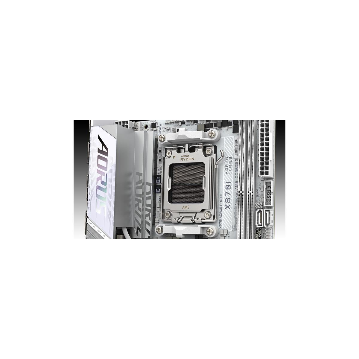 Gigabyte's Sexy X870I Aorus Pro Ice Motherboard Arrives For