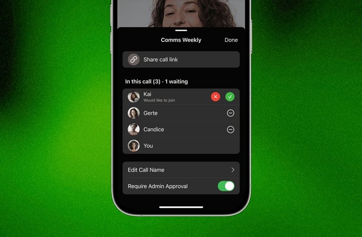 signal joining call link