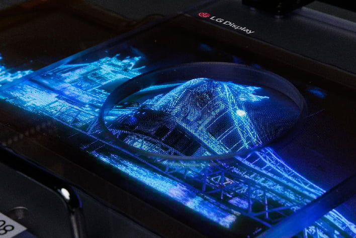 lg stretchable display image