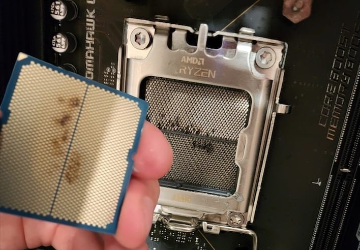 These Burned Up Ryzen 7 9800X3Ds Are A Reminder To Closely Inspect Your CPU Socket