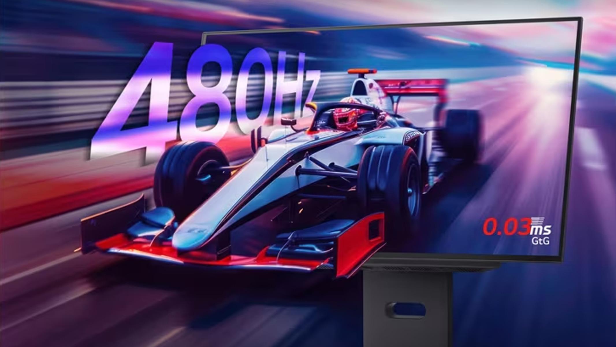 LG Unveils A 480Hz OLED Gaming Monitor With DisplayPort 2.1 And A