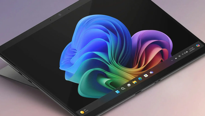 Closeup of Microsoft's Surface Pro.