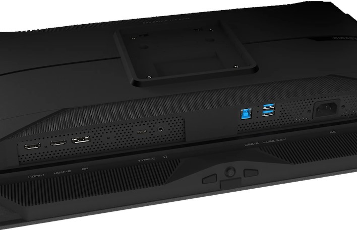 gigabyte oled monitor ports