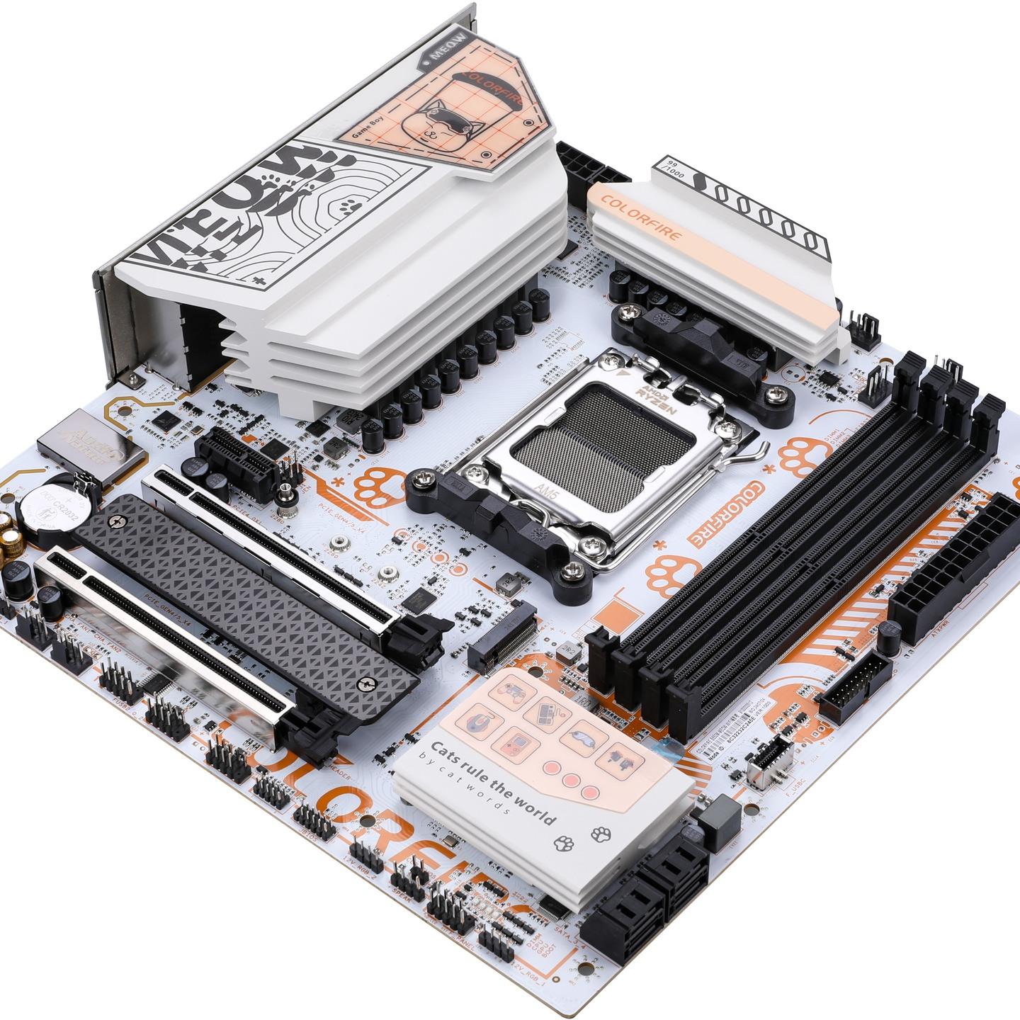 COLORFIRE B650M-MEOW WIFI マザーボード COLORFUL Debuts COLORFIRE B650M-MEOW WIFI Motherboard With