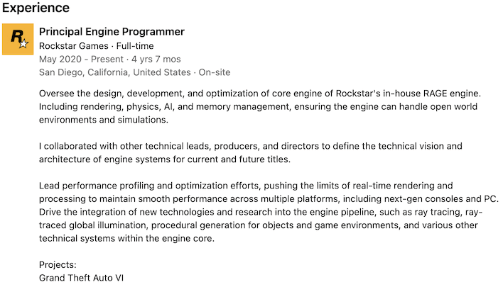 principal engine programmer