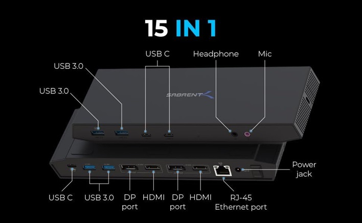 sabrent usb type c docking station