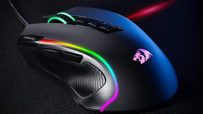 Redragon M612 Predator RGB gaming mouse.