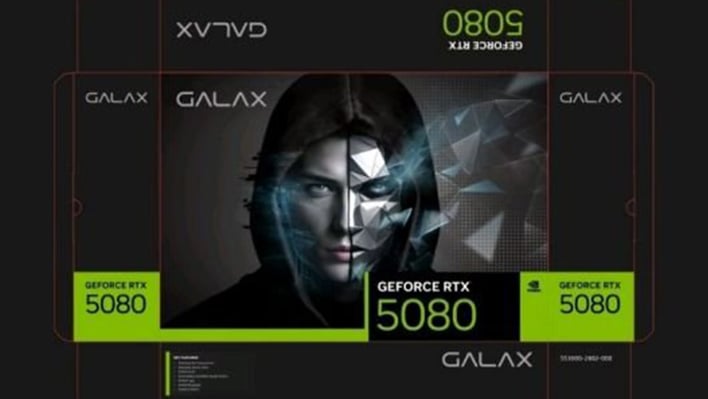 Galax GeForce RTX 5080 Box Art Teases NVIDIA's Neural Rendering Tech