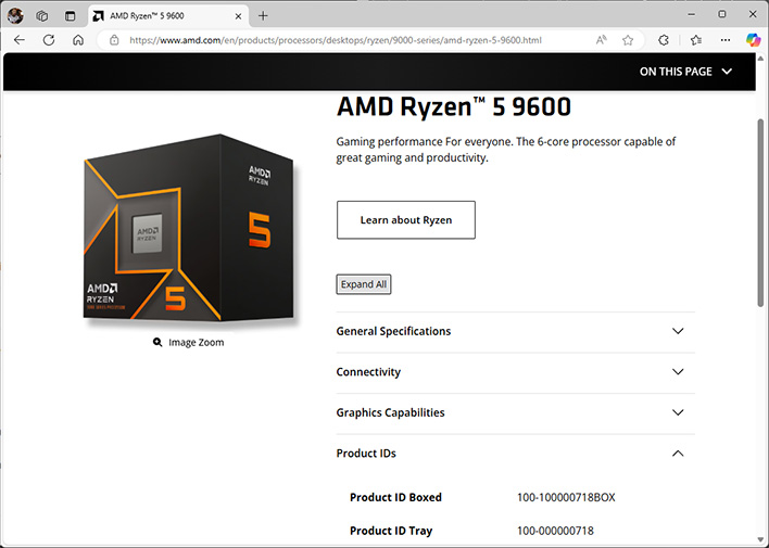 AMD Ryzen™ 5 9600X