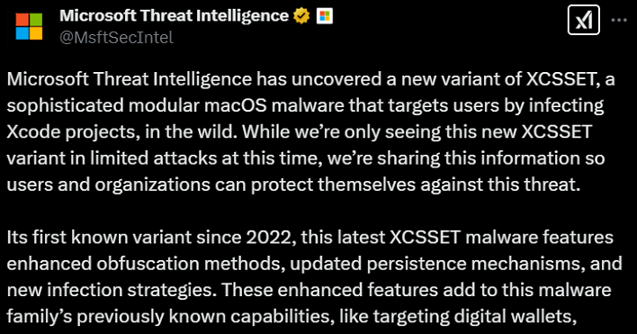 Microsoft Discovers Return Of Alarming MacOS Malware With Sinister New Tricks