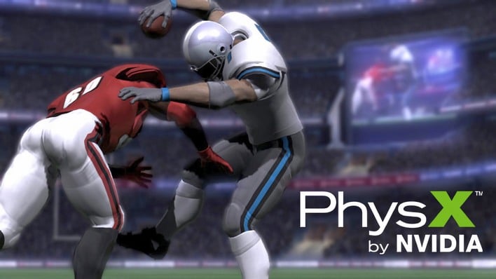 nvidia physx football