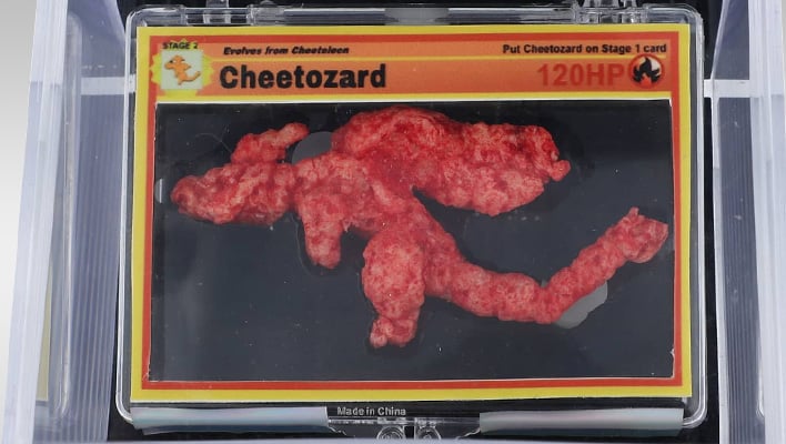 Cheetos Chip Shaped Like A Pokemon Character Fetches $88K At Auction