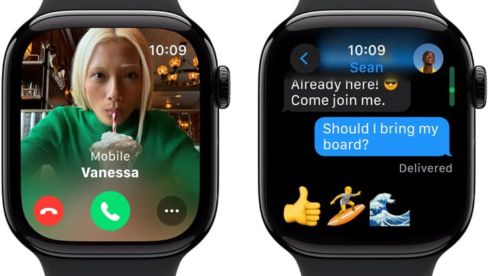 Two Apple Watch Series 10 renders.