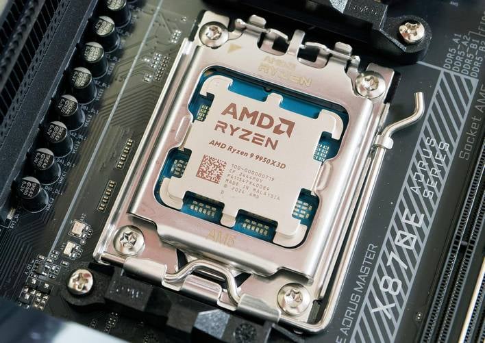 amd ryzen 9 9950x3d in socket 2