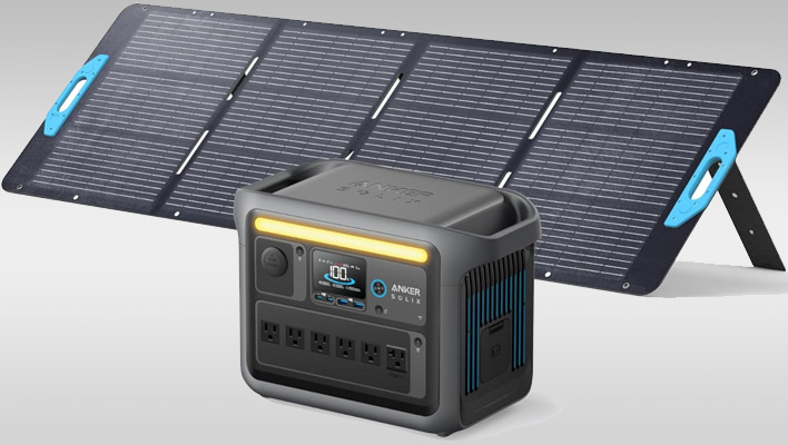 Anker SOLIX C1000 portable power station.