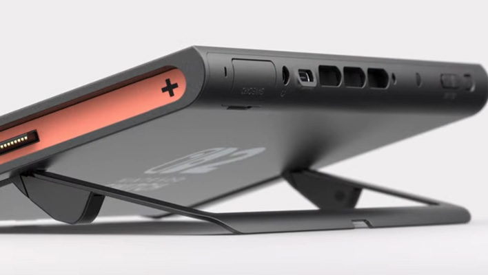Closeup of Nintendo Switch 2's kickstand.