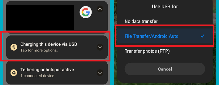body2 charging file transfer android