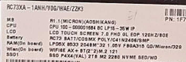 Rc73xa spec