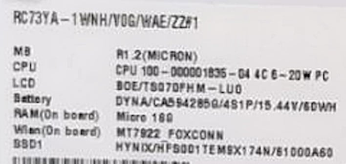 Rc73ya spec