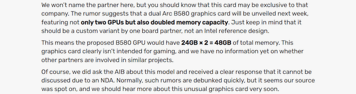 videocardz 2x b580 rumor