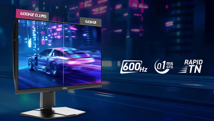 MSI Unveils A Blistering 600Hz Gaming Monitor To Torch Your Esports Foes