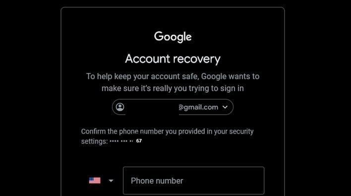 body google phone number vulnerability