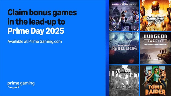 Amazon Prime Day 2025 banner for claiming bonus games.