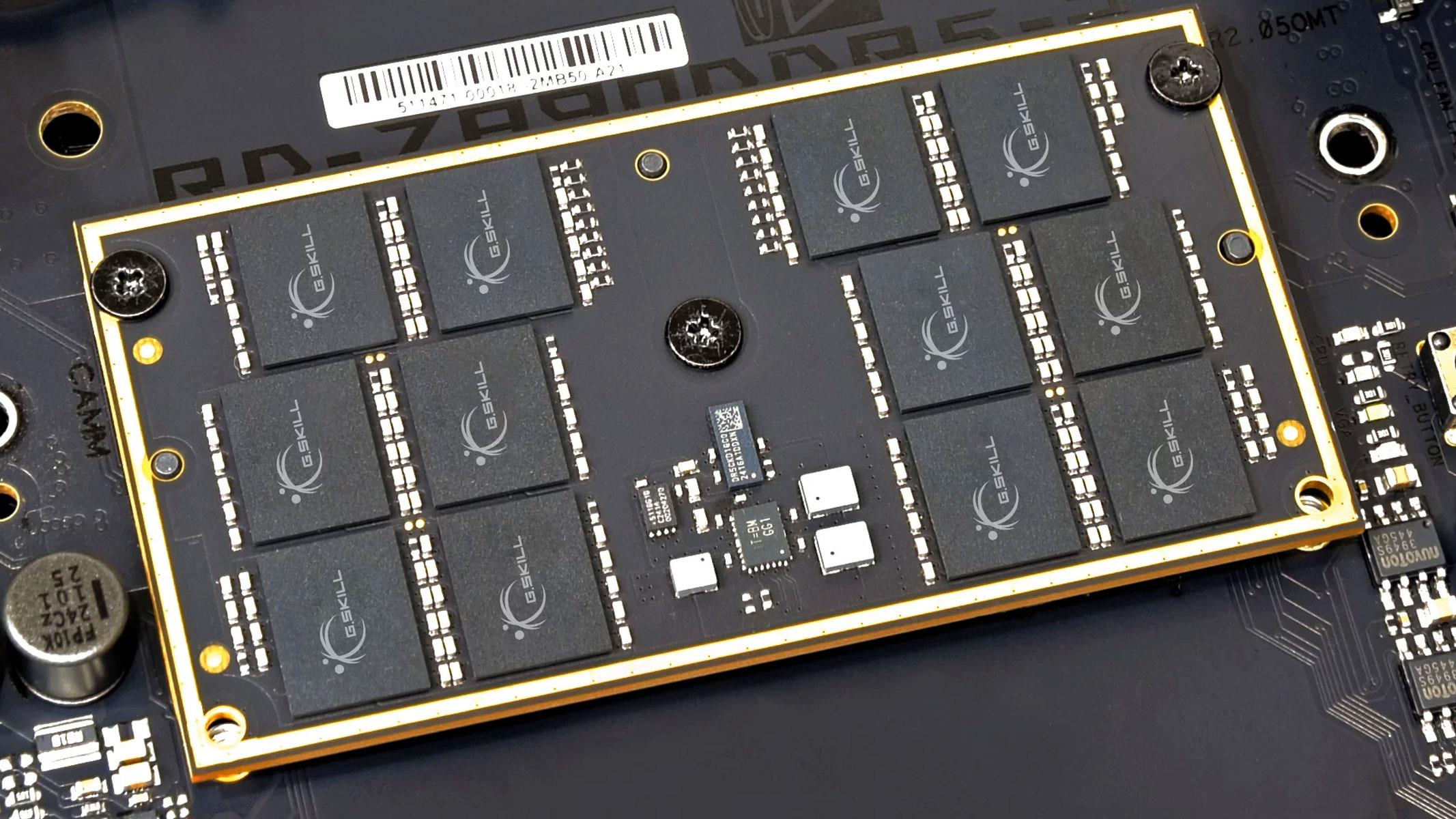 G.Skill Hits A Blistering DDR5-10000 MHz With CAMM2 Memory On A
