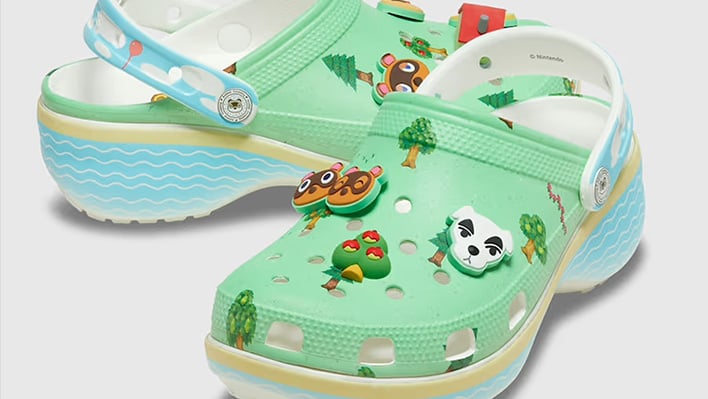 Nintendo And Crocs Team Up For Island-Inspired Animal Crossing Footwear