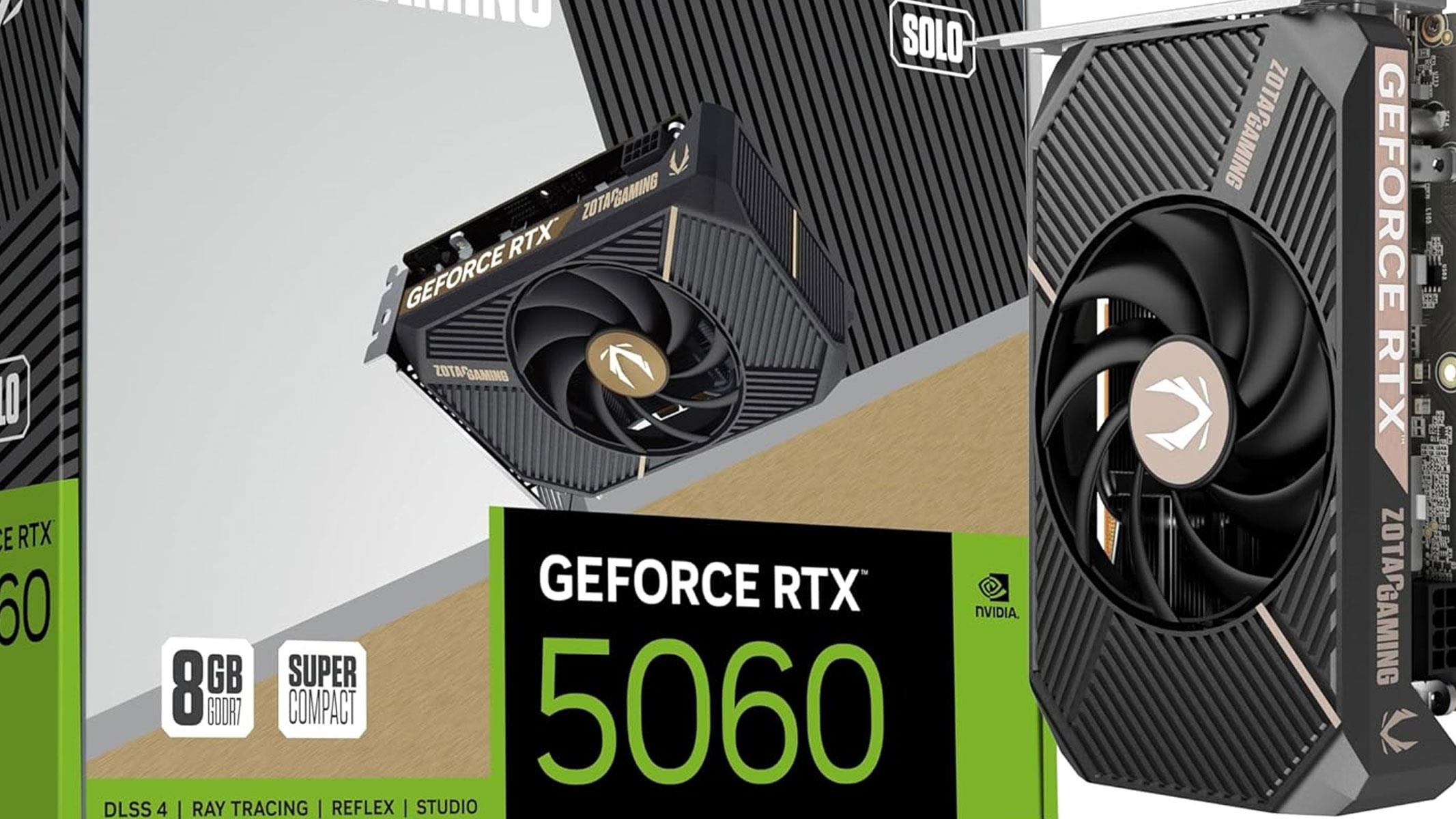 You Can Score Zotac's Gaming GeForce RTX 5060 Solo For Just $300