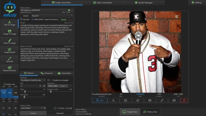 rapper generation in amuse