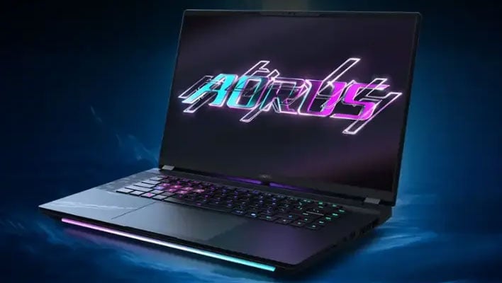 Gigabyte Aorus Master 16 laptop.