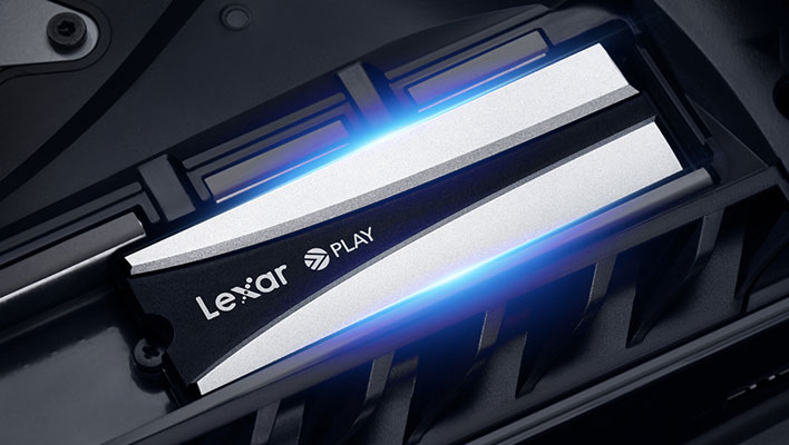 Lexar Play 2280 SE SSD in a PS5 console.
